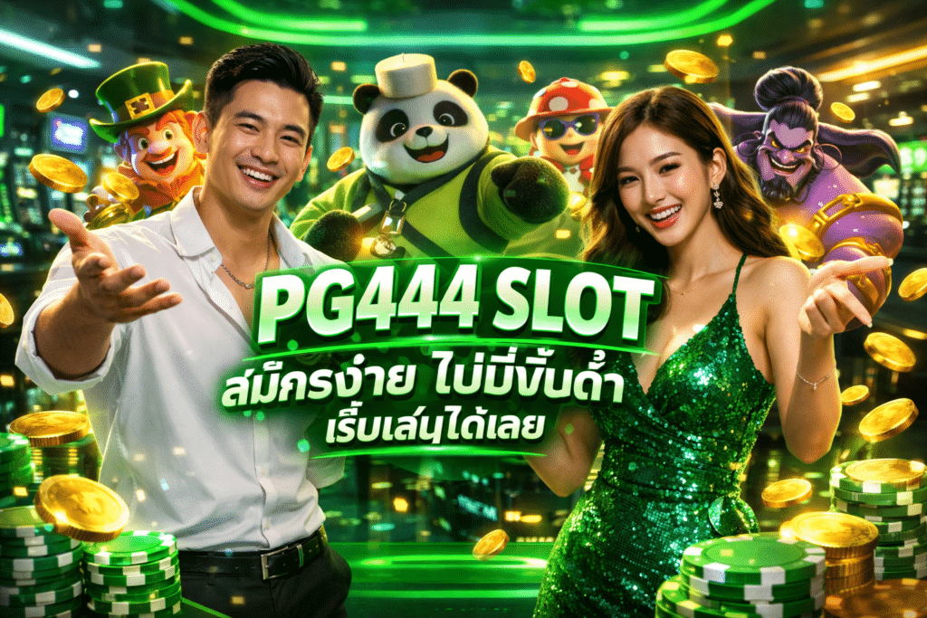 PG444 SLOT สมัครง่าย ไม่มีขั้นต่ำ เริ่มเล่นได้เลย