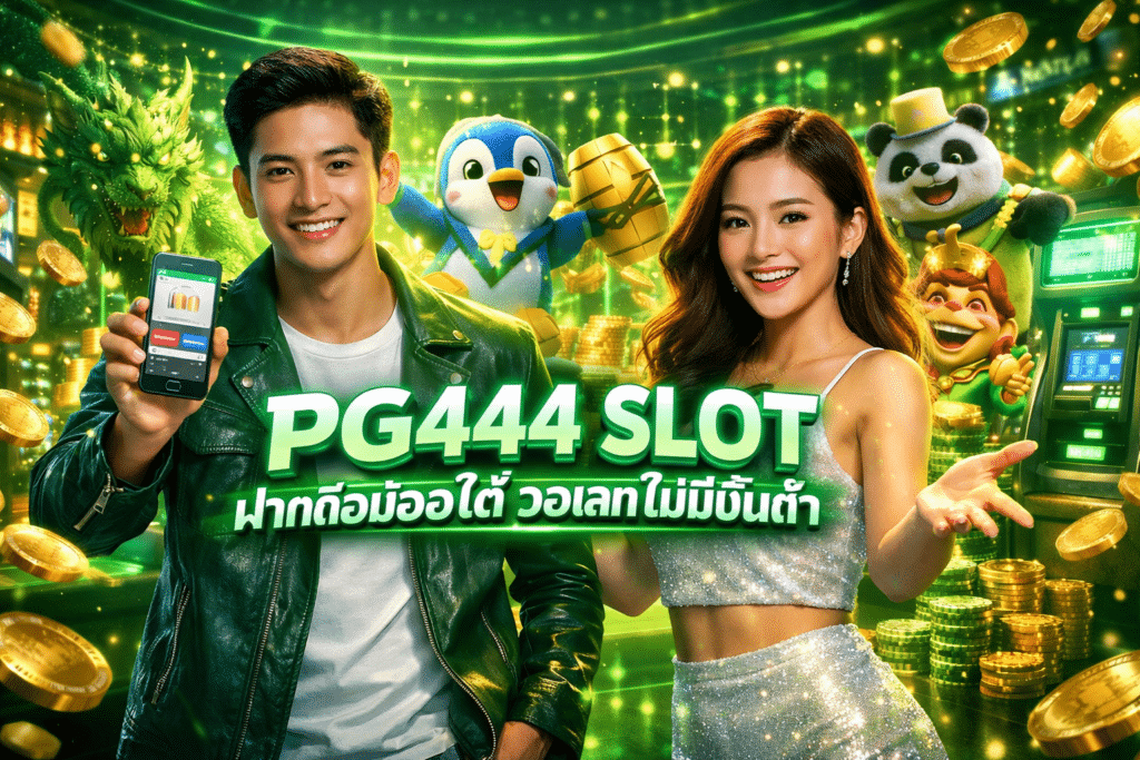 PG444 SLOT ฝากถอนออโต้ วอเลท ไม่มีขั้นต่ำ